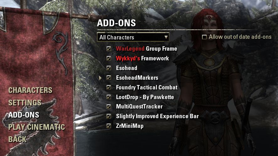 Not Seeing Installed Addons In Eso